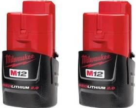 48-11-2420 313111085027 2 Pack M12 Red Lithium 2.0 12-volt Cordless Battery