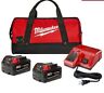 48-59-1840p Milwaukee Xc Starter Kit Two Ah Batteries Charger 313033966978