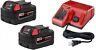 48-59-1850p Milwaukee Starter Kit With Two Ah Battery Packs 0045242534388