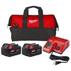 48-59-1852p Milwaukee Battery Pack Charger Kit Onboard Fuel Gauge 045242531462