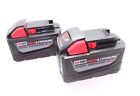 52-76-1896 Milwaukee New Two Red Lithium High Demand Batteries