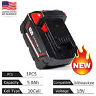 48-11-1850 611745759889 Unbranded Extended Capacity For Tool Battery Milwaukee Red