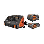 Ac840094sb Ridgid Dual Port Sequential Charger Kit And Amp 648846069784