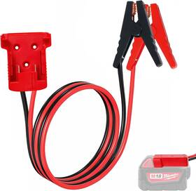 Aeithbat Kjdlx-1.97ft-hong Jumper Cables For Milwaukee M18 Jump Starter 8awg Heavy-duty Car