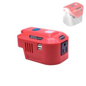 Ae00551112 Aeobdai Voltage Converter Compatible With Milwaukee 18v M18 Batteries Dc 18 V To Ac 1