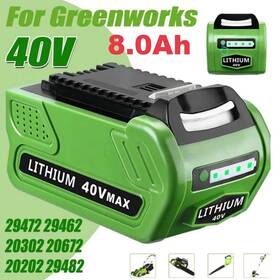 Aimaya 313026884814 High Capacity 40v 8ah Replacement Battery For Greenworks With Led Indicator