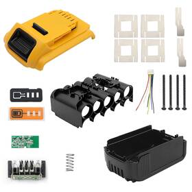 231031hhxus02 Akocire 18v 20v 4.0ah 5.0ah 10-cell 18650 Battery Case Parts Cover Replacement For De