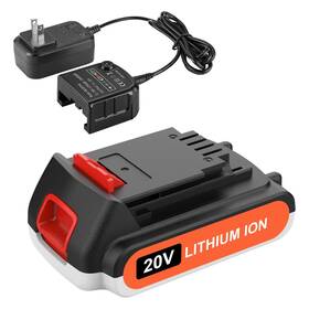 Antrobut 192589973414 3500mah Replacement For Black And Decker 20v Lithium Battery Charger Comp