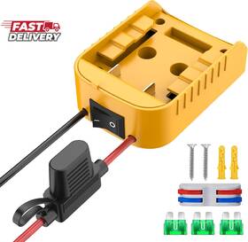 Azocek 313031833869 For Power Wheel Adapter Compatible With Dewalt 20v Battery Converter Kit Sw