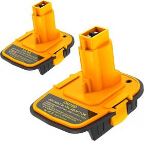 Dm18d Azocek 445020163169 2 Packs Battery Adapter Converter With Usb Port For Dewa-lt 18v Tools Con