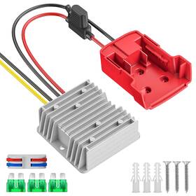 Azsdc02 Azocek 18v To 12v Step Down Converter Compatible With Milwaukee Battery Power Wh