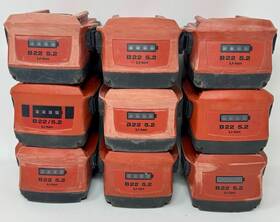 2136396 Battery Hilti B22 5.2 Ah Pack B 22/5.2 22v Li-ion Tested Good - Ships Free