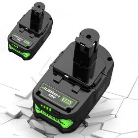 V-lyb-1.5-8ah Bavruy 2 2packs High Capacity 8.0ah Upgrade Compatible With Ryobi 18v Battery Replacem V-lyb-1.5-8ah Bavruy 2 2packs High Capacity 8.0ah Upgrade Compatible With Ryobi 18v Battery Replacem