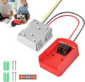 Biuonga 744110184020 18v To 12v Step Down Converter For Milwaukee M18 Power Wheels 10a 120w