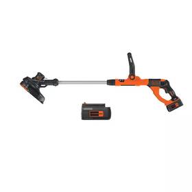 Black Decker 445035487496 40v Max Cordless Battery Power String Timmer Kit With 2.0 Ah And 1. 5ah Batterie
