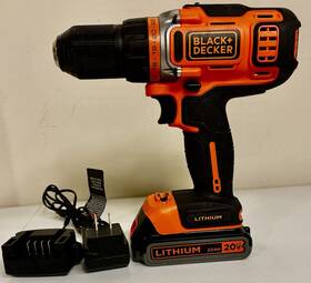 Bdcdhp220 Black Decker And 2.0 Ah 20v Lithium-ion Drill Battery Charger