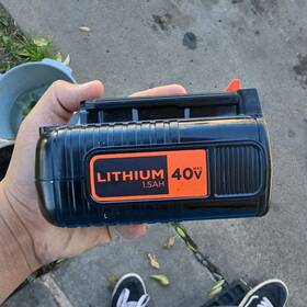 N176782 Black Decker 40v Lithium-ion Li-ion 1.5ah Power Tool Battery