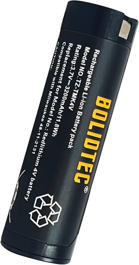48-11-2131 Bolidtec Tz-tmk4v 4v 3200mah Battery For Milwaukee Usb Headlamp Flashlight