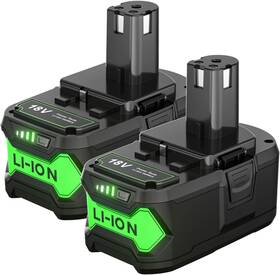 Bonadget 711181209228 2pack 7000mah For Ryobi 18v Battery Replacement Lithium-ion 1