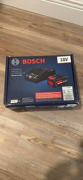 Gxs18v-27n18x Bosch 000346824032 18v Li-ion Starter Kit