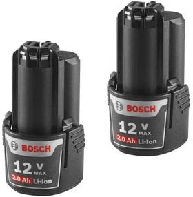 Bosch 313109991972 Bat414-2pk 12v Max Lithium Ion 2 Ah Battery 2-pack