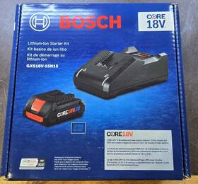 Gsx18v-15n15 Bosch 4ah Battery/charger