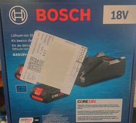 11n25 Bosch Gxs18 18v Battery Lithium Ion Kit 2x 4ah Batteries Charger -11n25