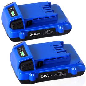 Calihutt 616430457170 Upgrade 2pack 24v 3.0ah High Capacity Replace Battery For Kobalt Batter