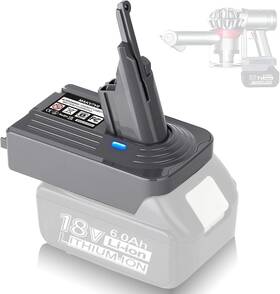 Calihutt Makv7v8 V7/v8 Adapter For V7 V8 Vacuum Cleaner Battery Convert Makita 18v Lithium