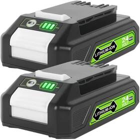 29842bag709 Chnuopoger 24v 3.5ah Replacement Greenworks Lithium Battery - 2 Pack