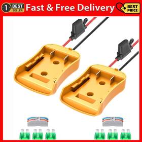 Choikwong 726084598850 2 Packs Power Wheel Adapter For De Walt 20v Battery Wheels Batte