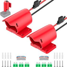 Choikwong 744110333596 2 Packs Power Wheel Adapter For Milwaukee M12 Battery 12v Ba