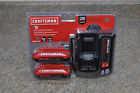 Cmcb202-2ck Craftsman Max Lithium Battery Charger Kit New 885911561167