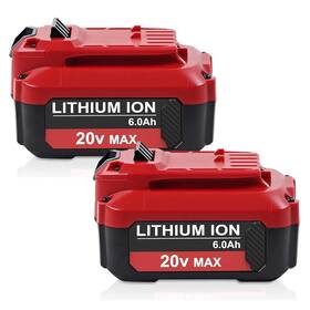 Cpy-fb239-20v-6.5ah-2packs Cpy 20v 6ah Battery Replacement For Craftsman 2pack Compatible With C