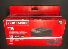 Cmcb205-ck Craftsman 198706066007 V20 5ah Lithium-ion Battery And Charger Starter Kit