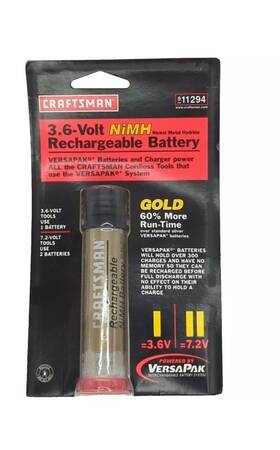 900.112940 Craftsman Gold Versapak Battery 911294 Black Decker Power Tools Sealed See Photo