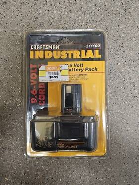 911100 Craftsman Cordless Rechargable 9.6v Battery Pack Sears/craftsman Industrial New
