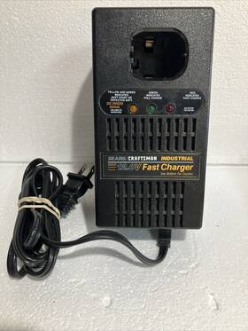 974512-001 Craftsman Industrial Fast Charger 12.0v #974512-001 Tested And 2 Batteries Used