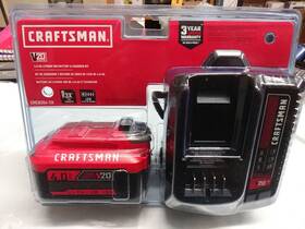 Cmcb203-ck Craftsman 4.0 Ah Lithium Ion Battery And Charger N753973