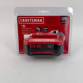 Na069310 Craftsman New 4.0 Ah Lithium Ion Battery