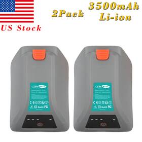 35roll-up Creabest 8025-20 3.5ah Battery For Gardena 008a231 Comfort Automatic Li 2pcs 18v Li-ion