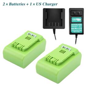 Gr29842 Creabest 24v 4000mah Li-ion Battery/charger For Greenworks G-24 29852 29842