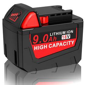 Cukect Mk18b-mk18 9.0ah 18v Replacement For Milwaukee Mk-18 Battery Lithium Compatible