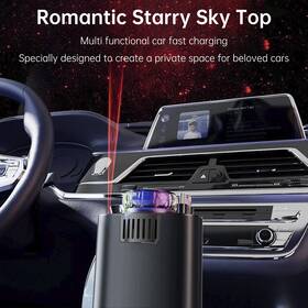 Darupsun S006-109 120w Super Fast Car Charger Retractable Cable Air Freshener Starry Sky Roof