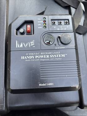 I-6001 Dc 12volt Rechargeable Power System 3 6 9 Or 12v 120v Ac Led Diagnose Display