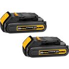 Dcb201-2r Dewalt 2 Pack 20v 885911242011