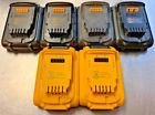 Dcb201-dcb203 Dewalt Gc Lithium Ion Battery Lot Of