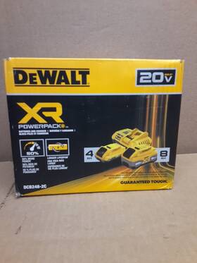 Dcb248-2c Dewalt 076174442571 20v Xr Power Pack