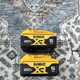 20g20xa Dewalt Xr 20v 5ah Lithium-ion Batteries Set Of 2