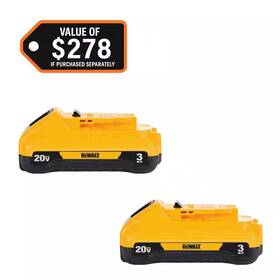 Dewalt 313040184129 20v Max Compact Lithium-ion 3.0ah Battery Pack 2
